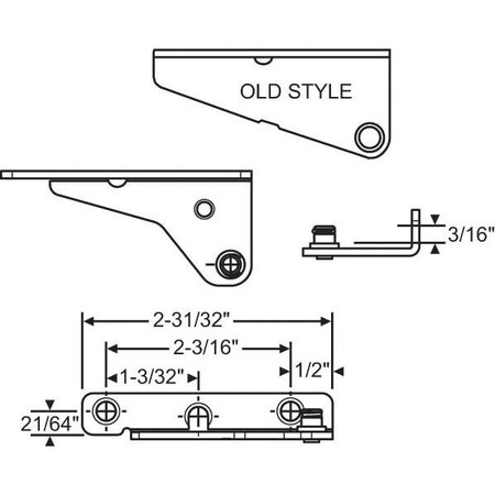 Strybuc Snap On Stud Type Bracket 39-21